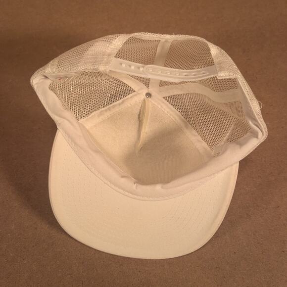 Vintage Mini-Matic Agri-Pro Livestock Farm Trucker Hat White Mesh Snapback - Picture 4 of 7